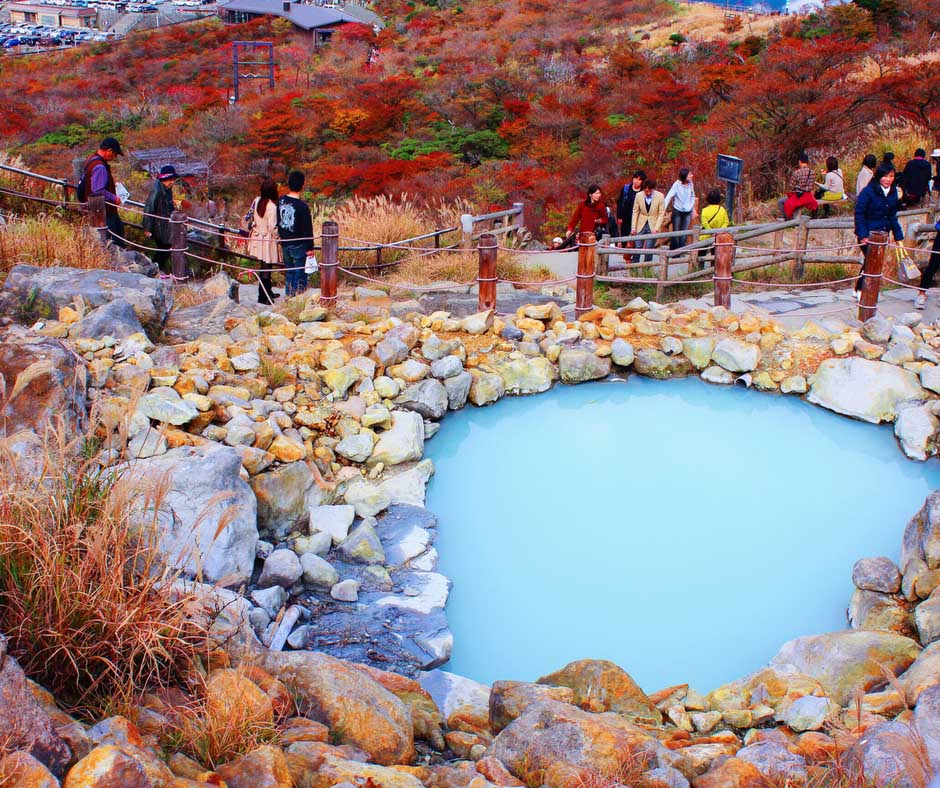 สถานที่แปลกตาคนไทย กับวิวหมู่บ้านนรก Owakudahi Valley