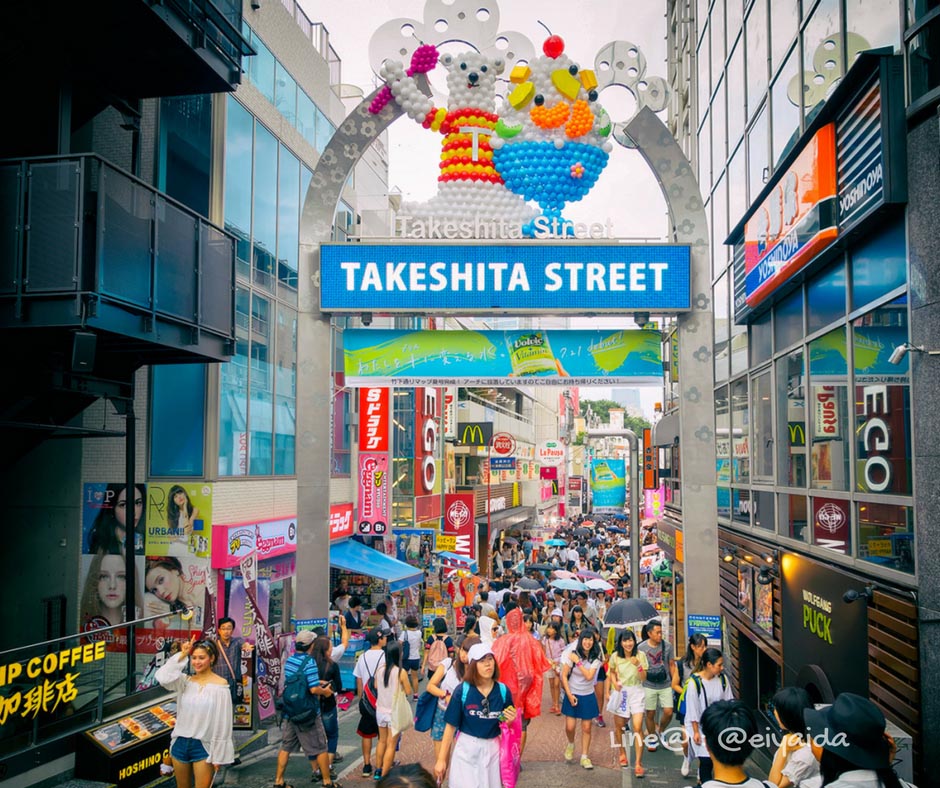 ช็อปปิ้งย่านฮาราจูกุ @ Takeshita Street