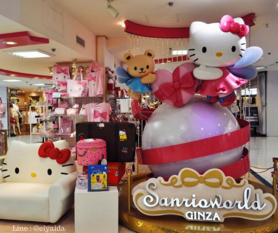 ช็อปปิ้งย่านกินซ่า ที่ Sanrio World GINZA