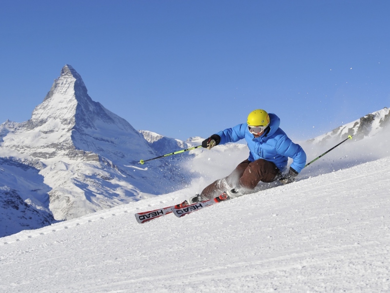 ลานสกีดังสวิต @ Zermatt